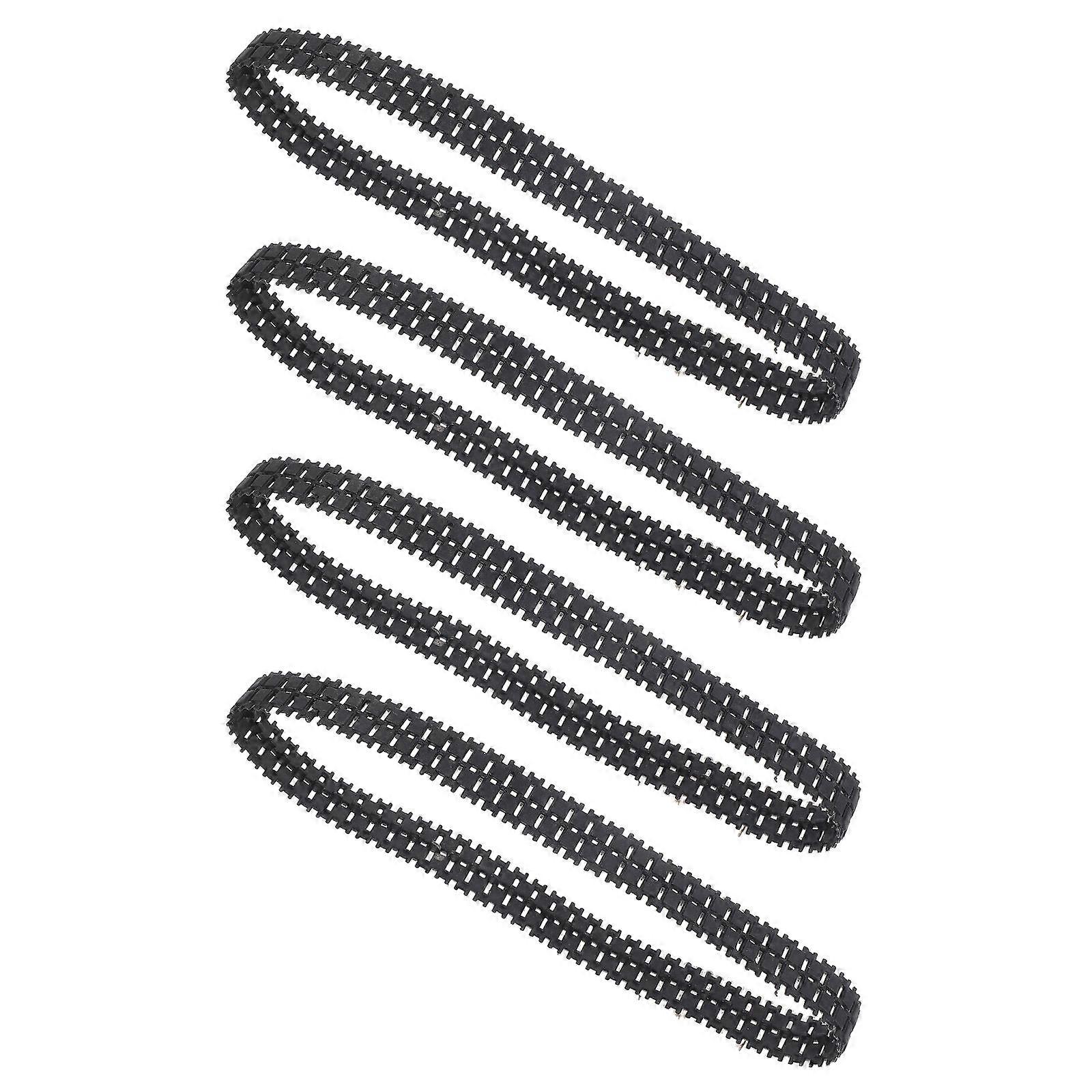 4Pcs Rubber Tank Track DIY Making Tank Frame Track Robot Toy Track Replacement