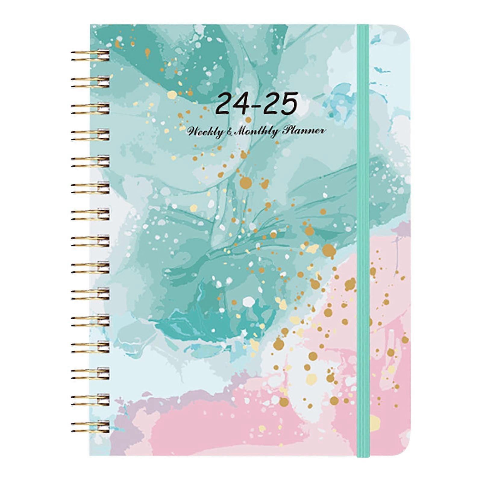 Planner with Dividers Planning Notebook - 2025 Schedule A5 Plan Book With Separating Pages Plan Notebook Coil Book, Planner Notebook Supplies