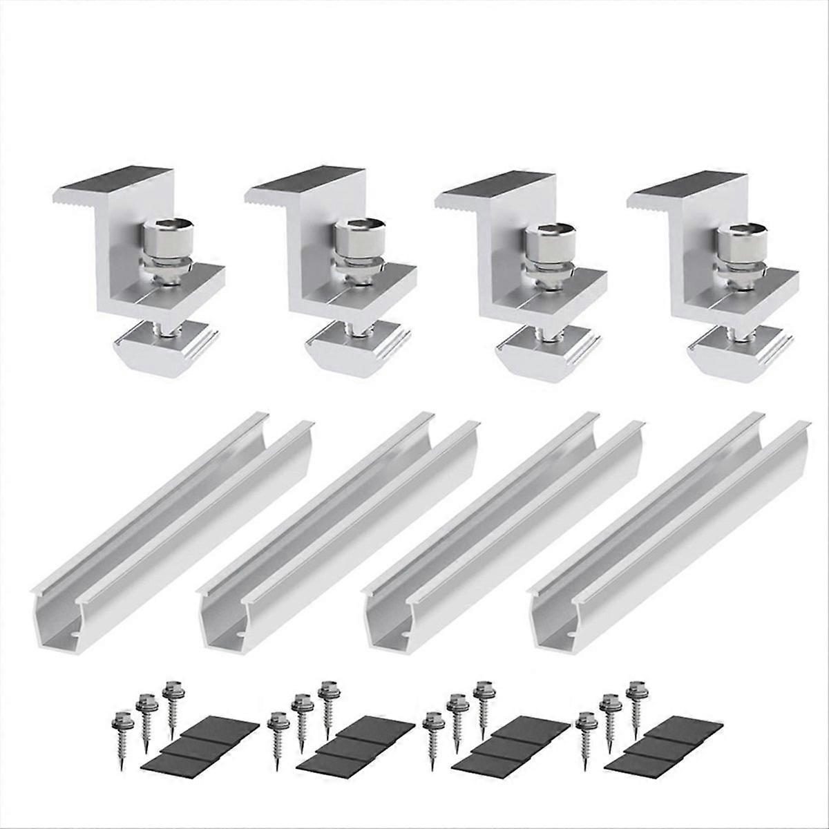 Solar Panel Mount Bracket with Mid for Trapezoidal Roof 35mm