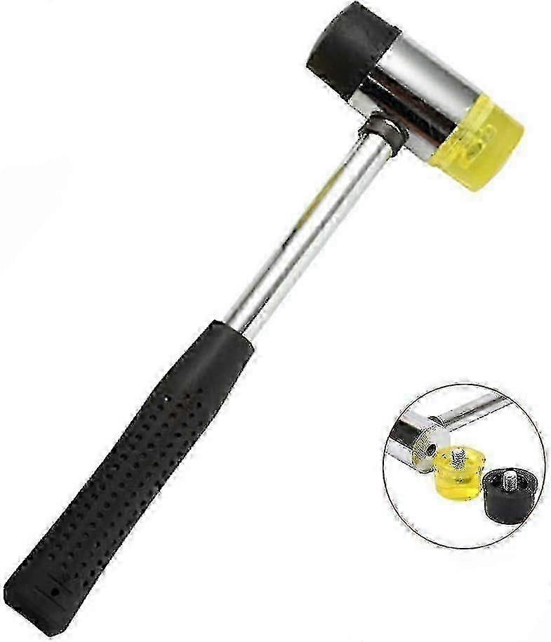 Nylon Double Headed Soft Rubber Hammer for Jewelry Crafting
