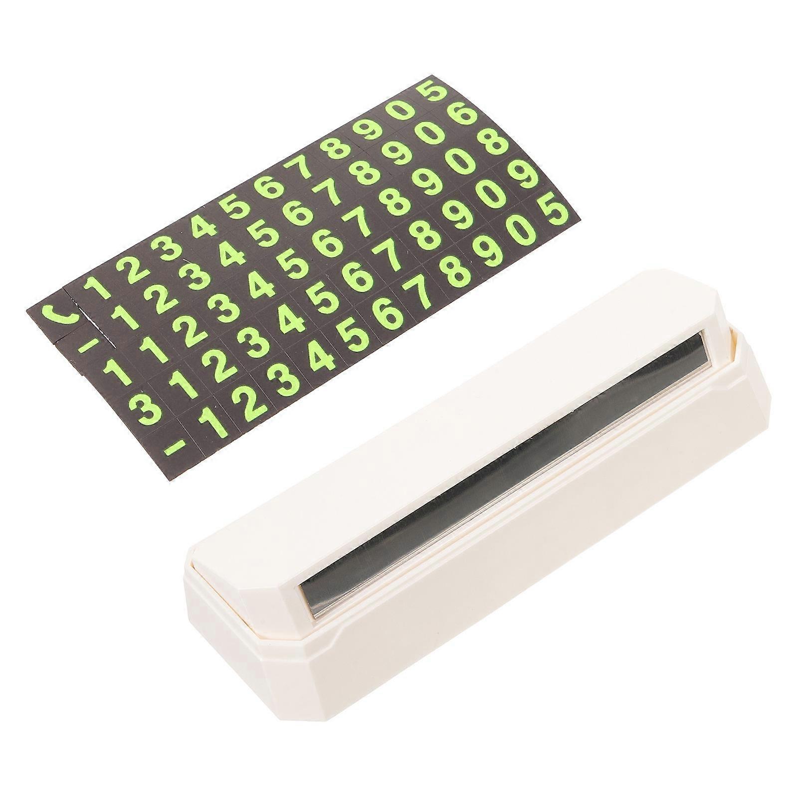 Car Temporary Parking Card Press Function Durable Plastic for Car