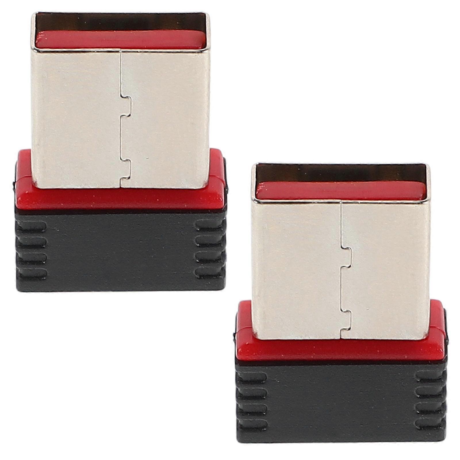 Wireless USB WiFi Network Adapter for Computers 2Pcs Desktop Laptop Receiver