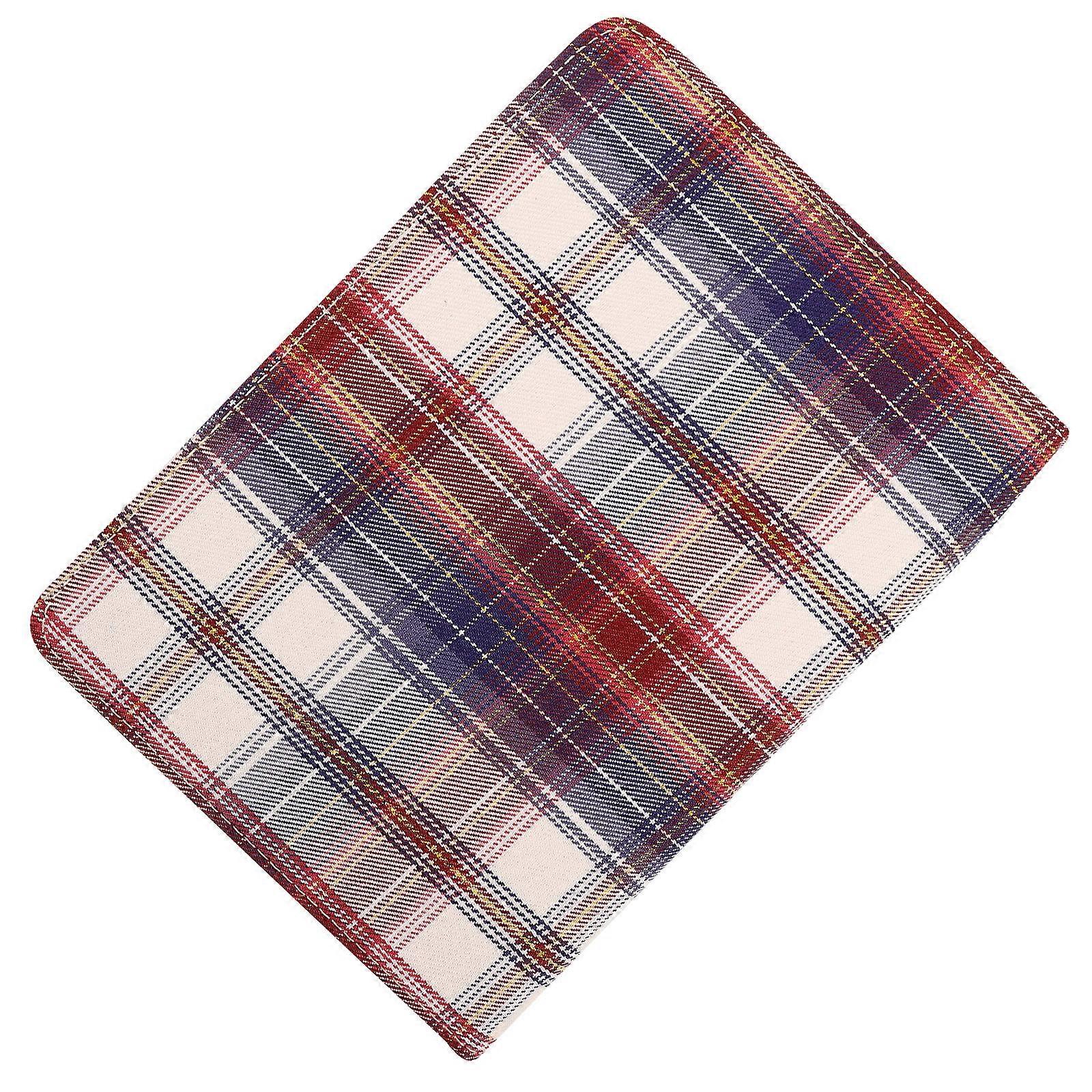 Academic Style Notebook Plaid Journal Book for Home