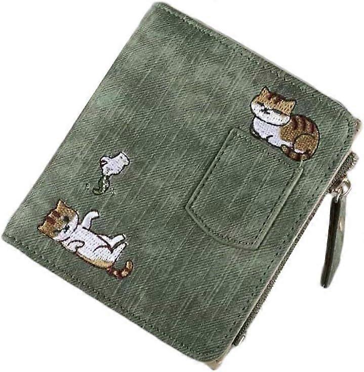 Söt liten handväska för flickor, plånbok med dragkedja, kort handväska med korthållare