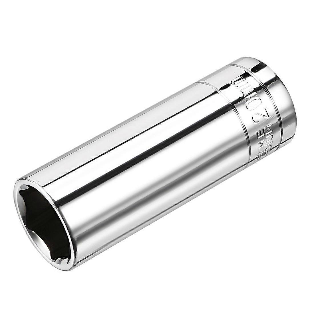 1/2 Inch Drive 20mm Extra Deep Socket, Precision 6 Point Grip, Chrome Vanadium Steel