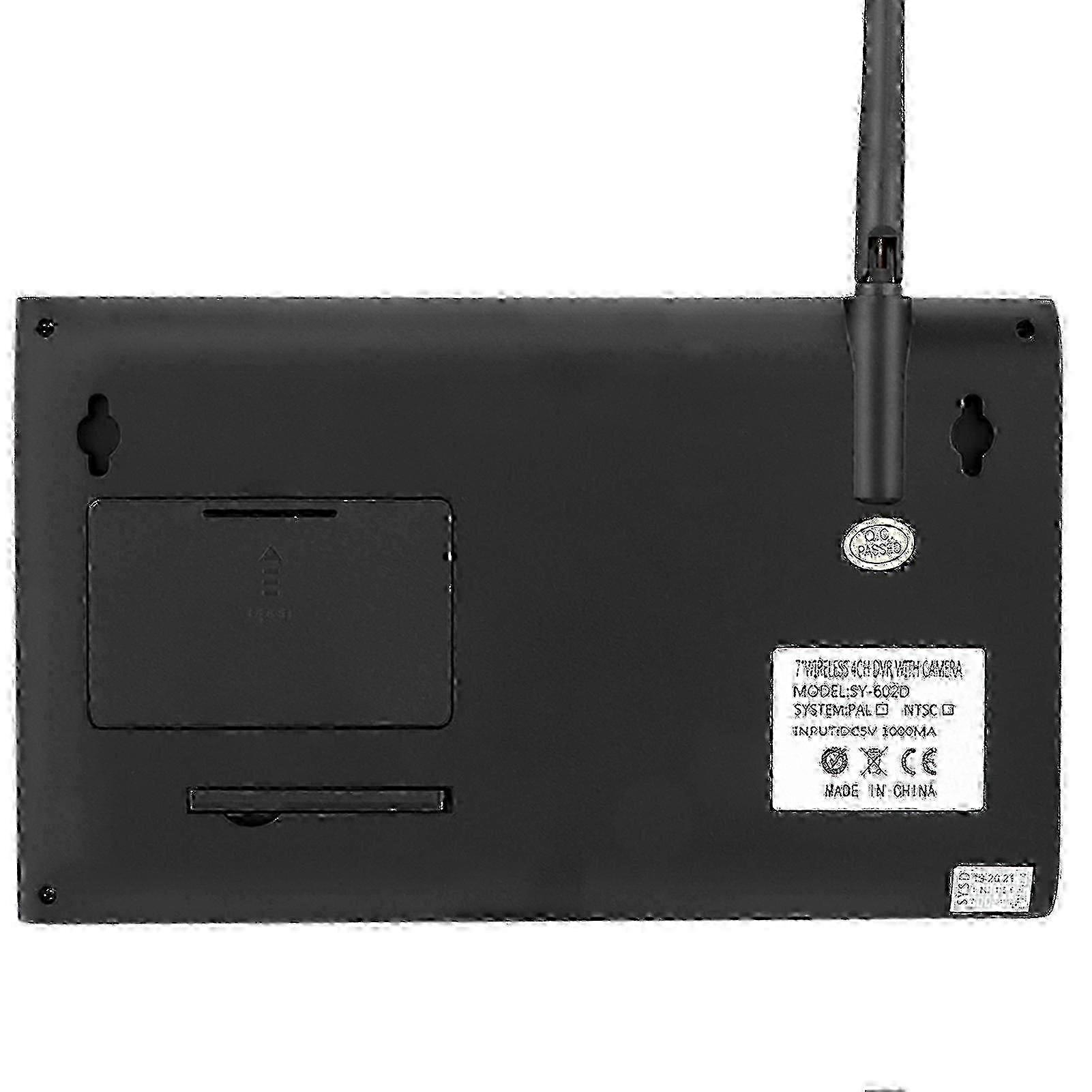 m 7 Inch Lcd Wireless Wifi 4ch Security Monitor System Display With Camera 1pc Ir Cameras Memory Card for Home and Office Security