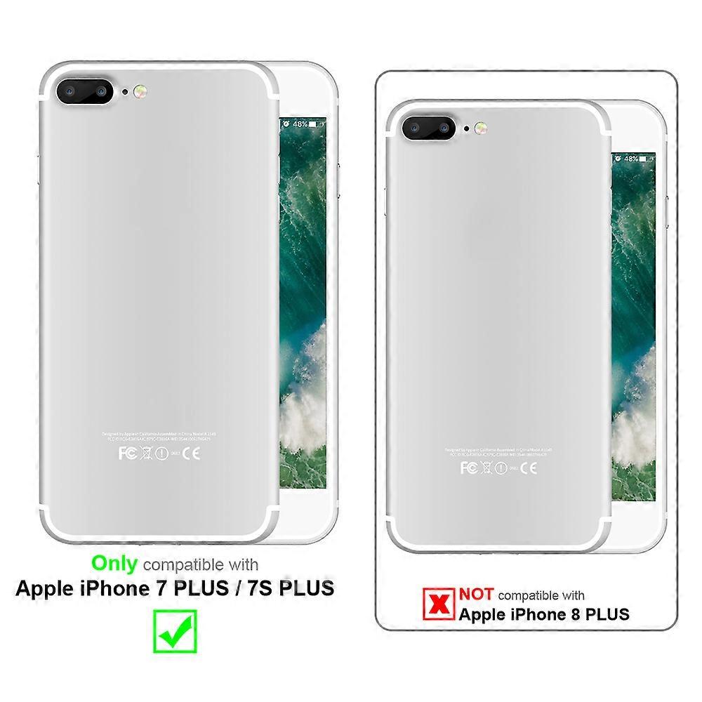 TPU Protective Case iPhone 7 PLUS / 7S PLUS Case - Carbon Look