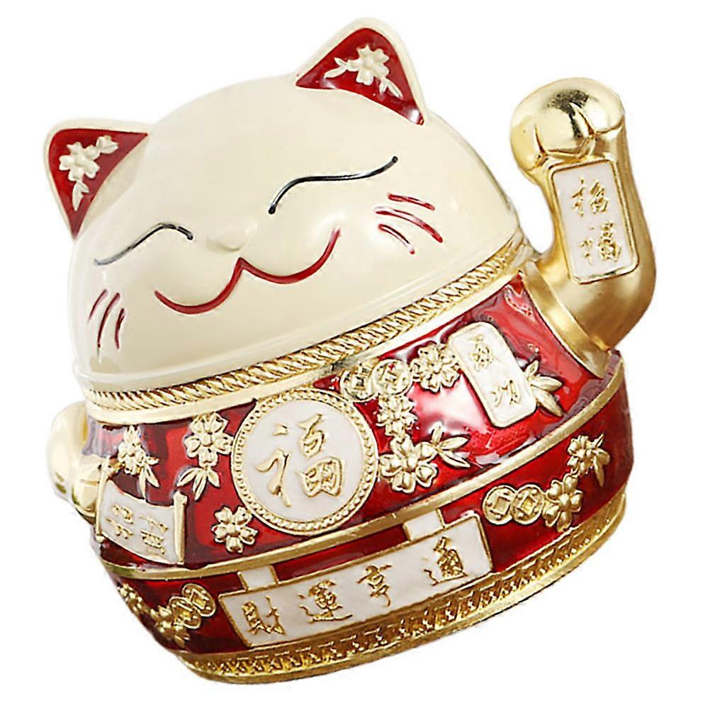 Convenient Cat Shape Ashtray with Lid for Storage Desktop Ash Holder