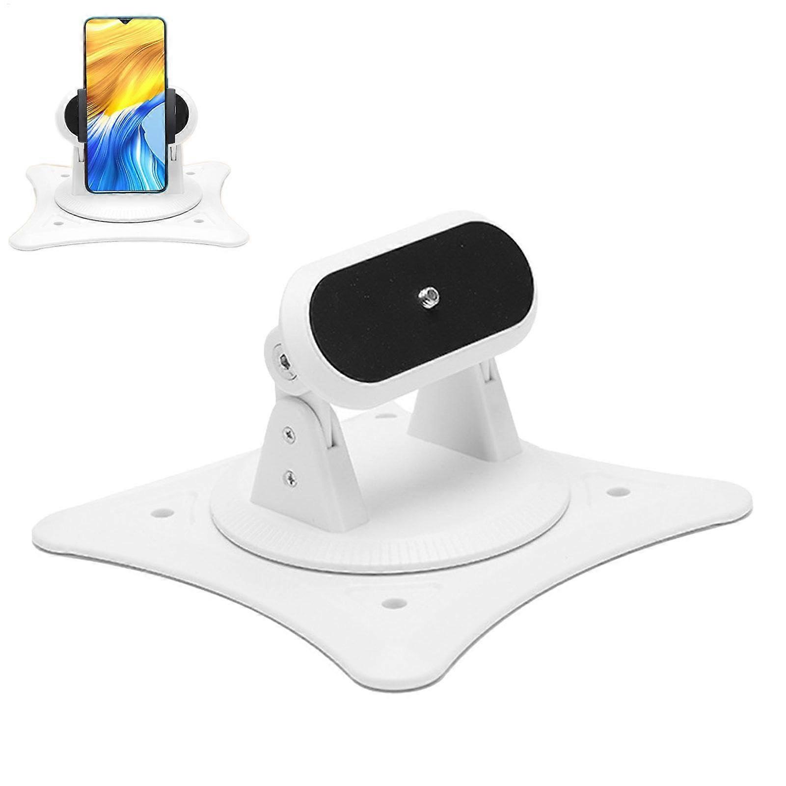 Desk Projector Stand 360 Degree Adjustable Mount White Projector Holder Organiser Compatible With Most Projectors