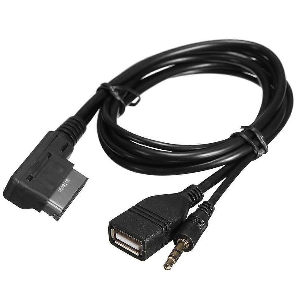 Audio Charging Cable For A6L A8L Q7 A3 A4L A5 A1 S5 Q5 AMI MMI Interface USB Charger AUX Cable 2.8M 9.2Ft