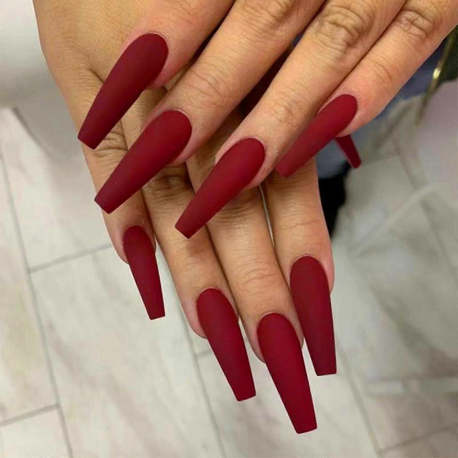24pcs/box Ballerina False Nails Portable 10
