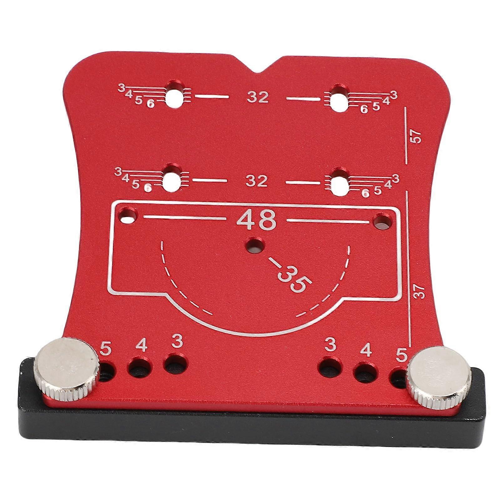 Cabinet Hinge Jig 35mm Adjustable Drill Template for Precise Concealed Hinge Positioning