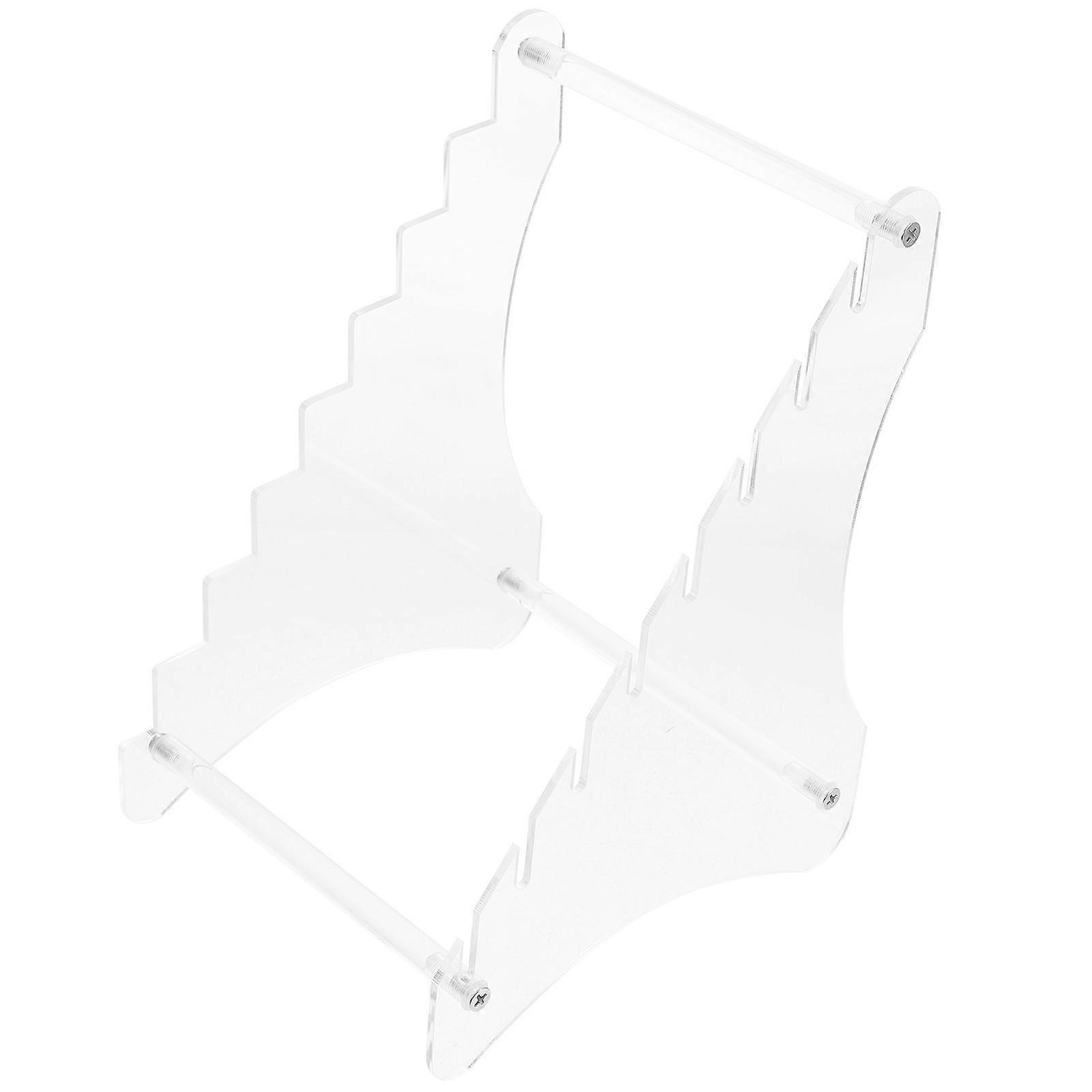 Cutter Display Rack Acrylic Stand for Storage with Transparent Design