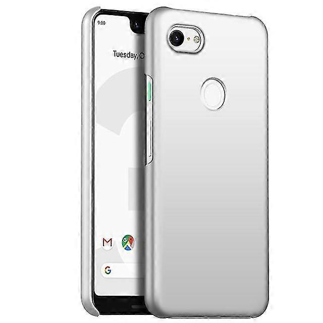 Google Pixel 3A XL Shockproof Hard Case Cover - Silver 25-26