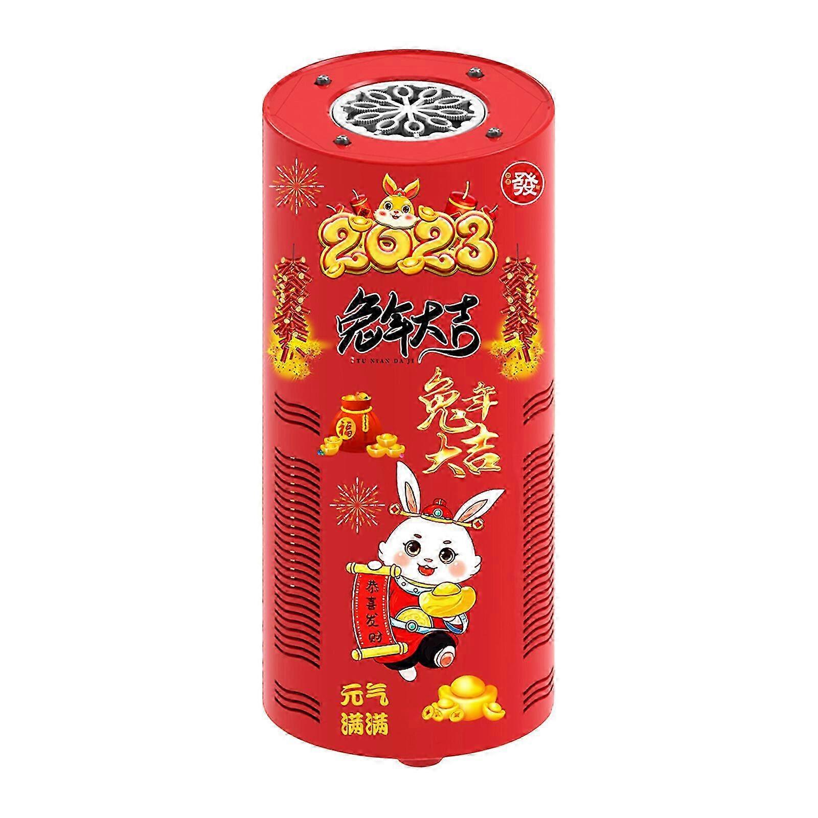 Fireworks Bubble Machine New Year Toy Kid Gift ABS