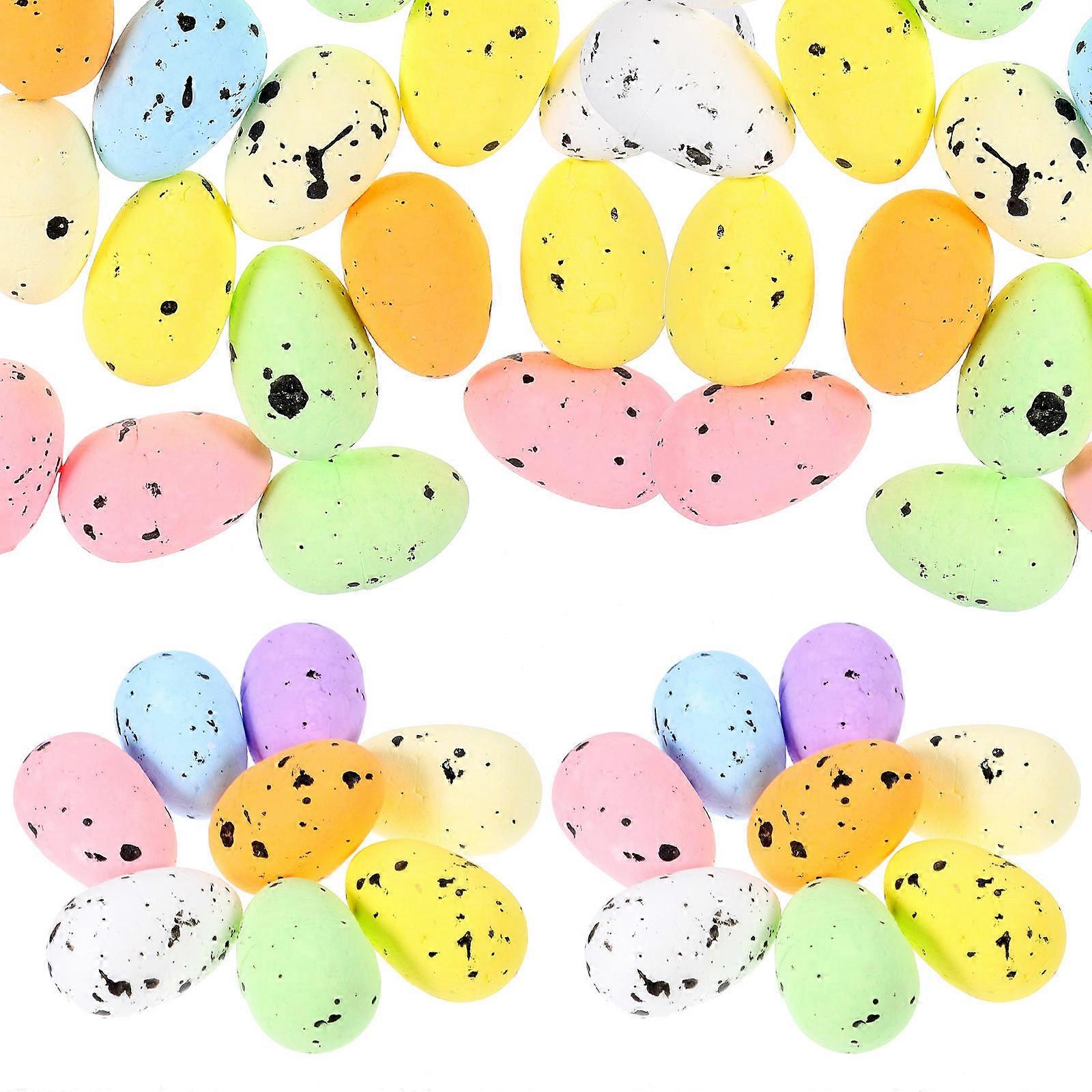 Reusable Foam Easter Eggs for Decoration Assorted Color Perfect for DIY Projects and Party Decor