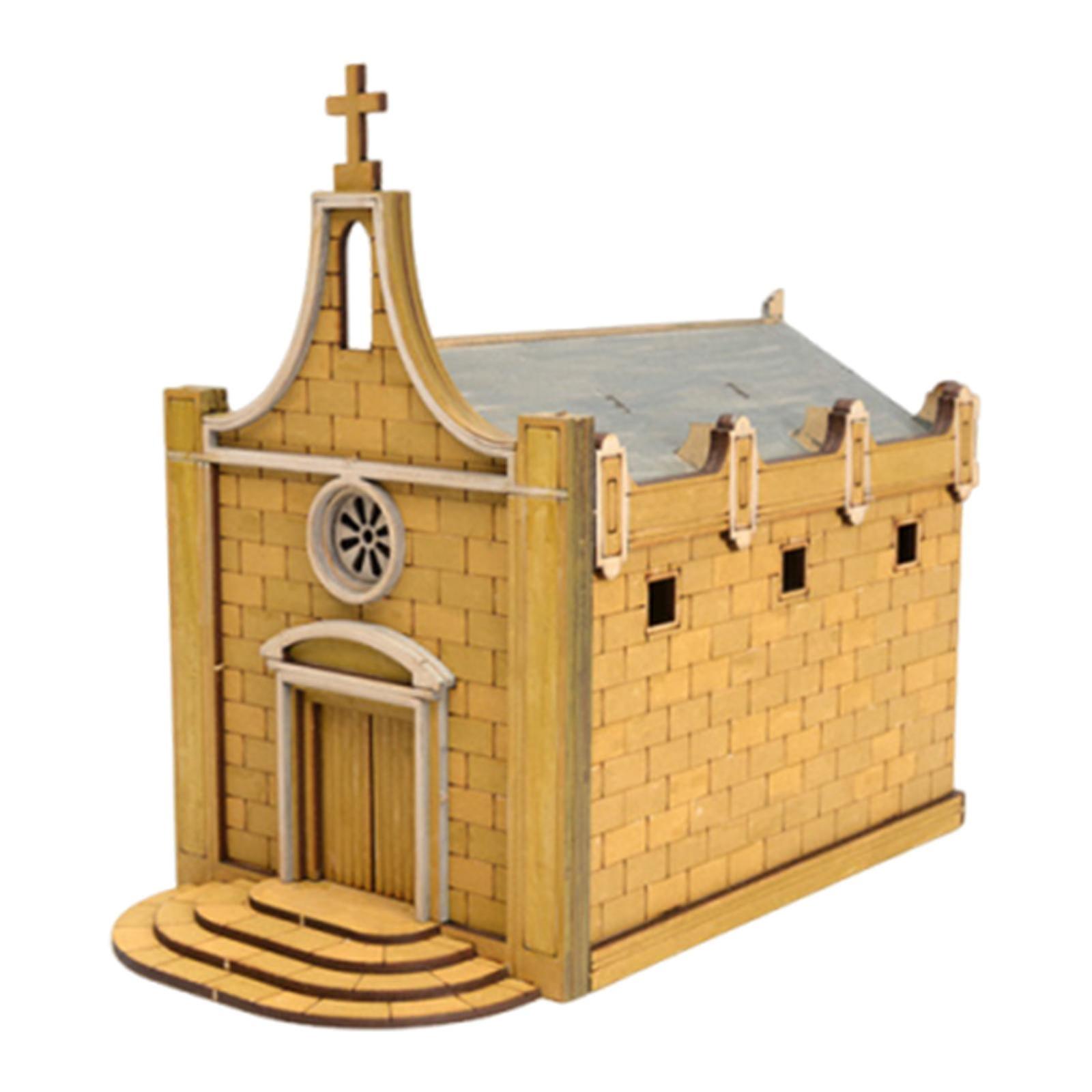 1:72 Building Model Kits Architecture Scene Model Handmade Educational Learning