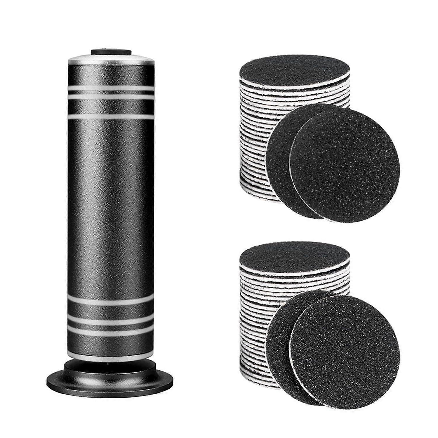 Electric Foot File with MultiSpeed Control, 60 Replaceable Sanding Discs 80 and 100 Grit