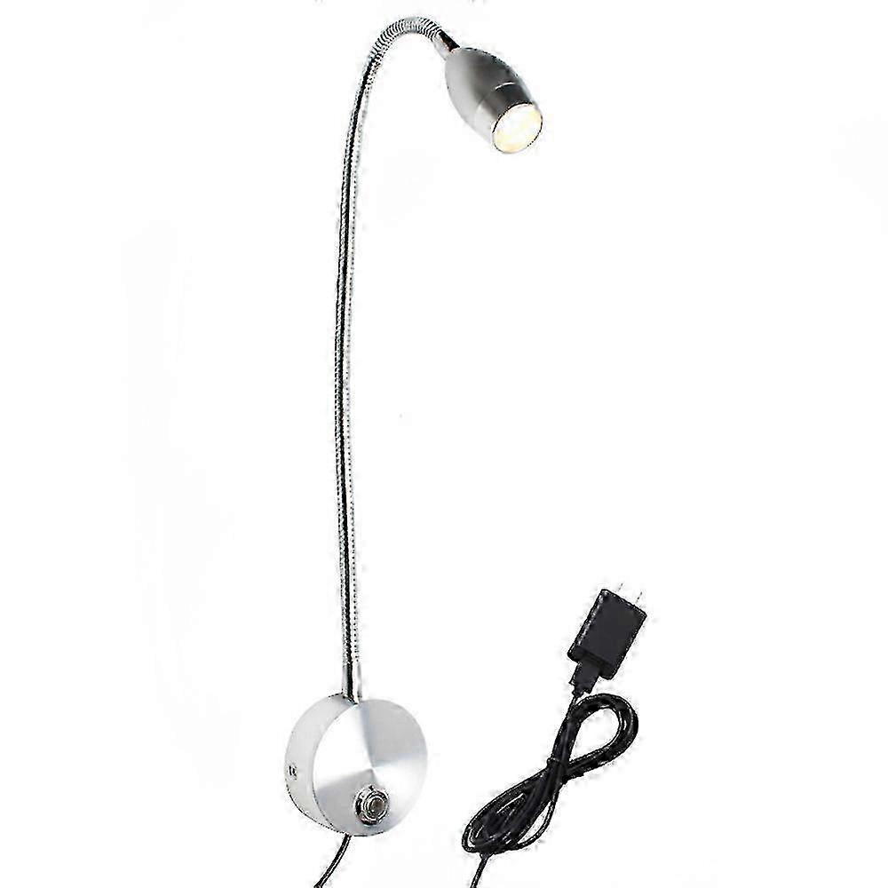 ERAY Wall Mounted Reading Lamp, LED Bedside Lamp, Touch Switch, Adjustable Focus, 3 W Touch Dimmable