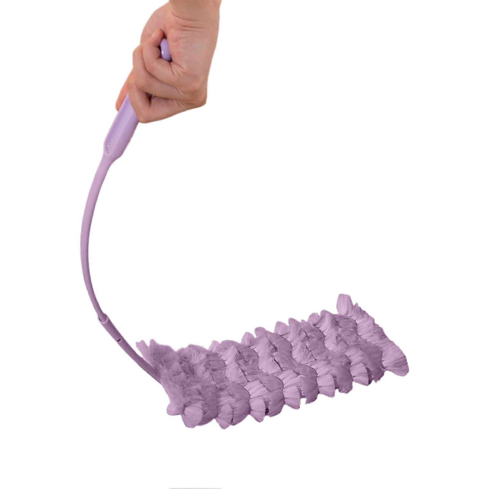 Extendable Microfiber Duster with Flexible Head and Washable Cover for HardtoReach Areas