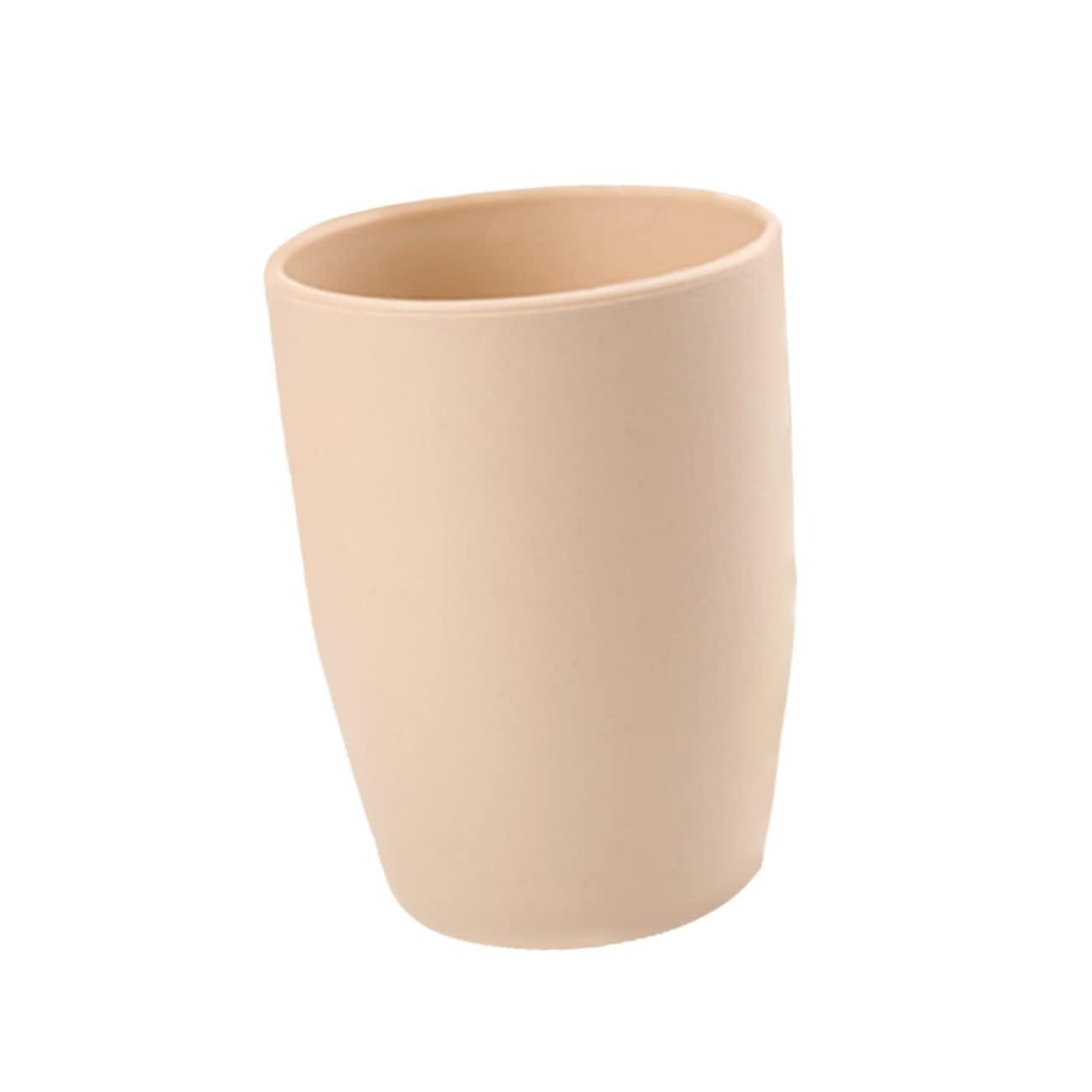 Bathroom Tumbler Cup 201300ml Stackable Durable Plastic Tooth Mug for MultiPurpose Use