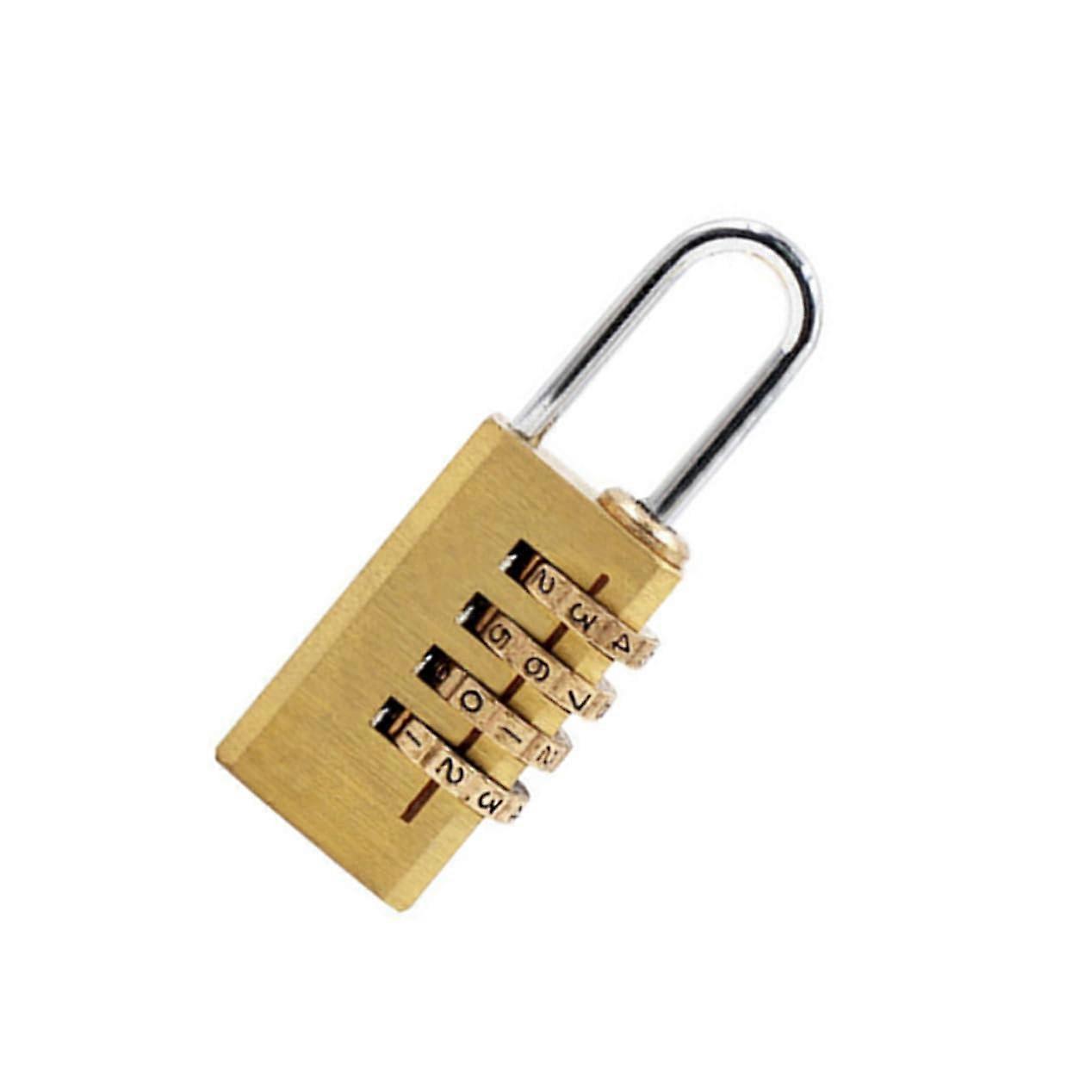 Combination Padlock with Resettable 4Dial Code for Luggage, Backpack, Cabinet and Travel Security