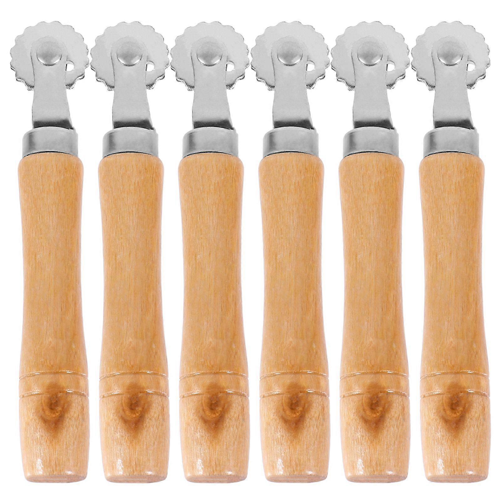 6pcs Spur Wire Wheel Beehive Embedder Tool Handheld Beekeeping Tools Equipment