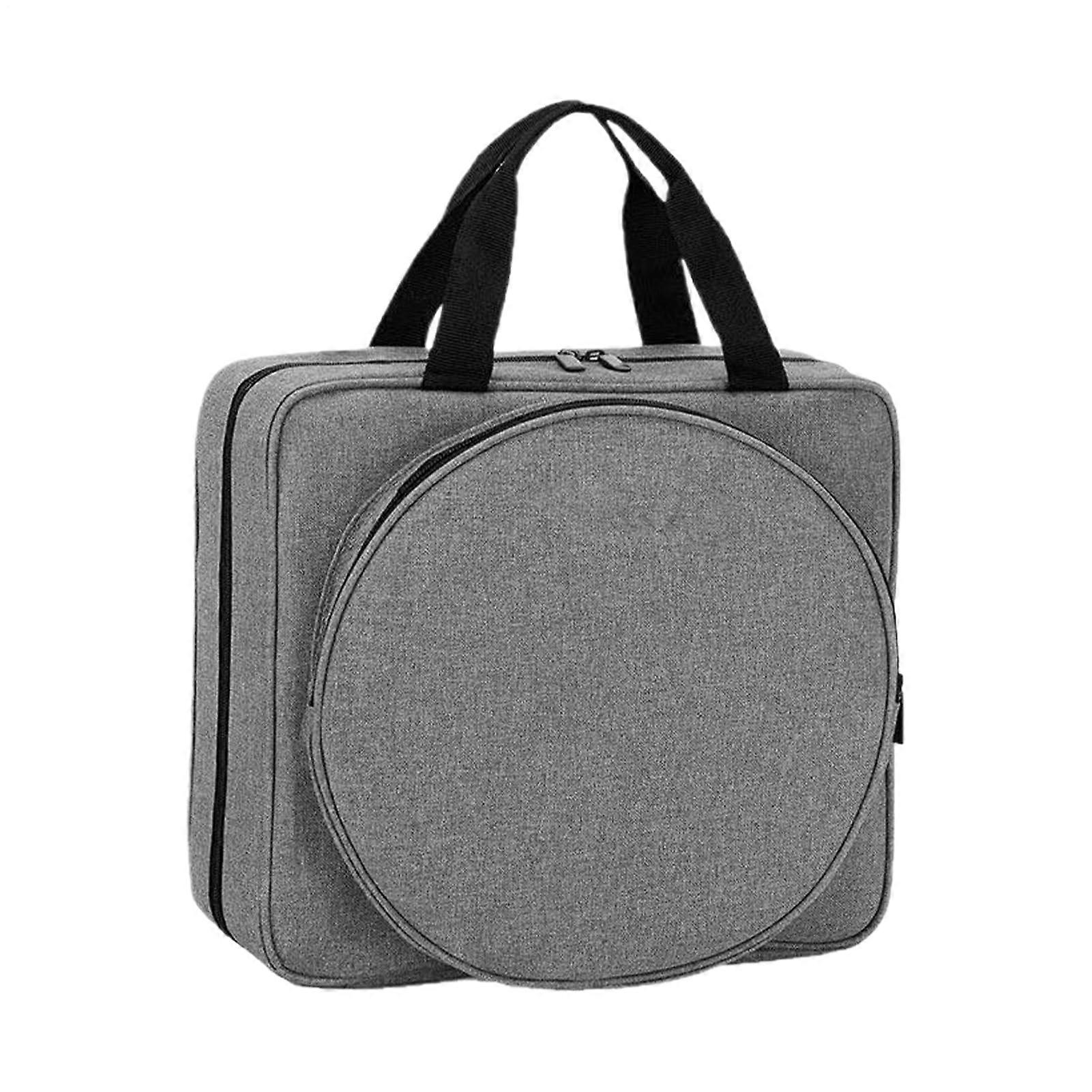 Embroidery Storage Tote with Structured Compartments, WaterResistant Craft Organizer Bag