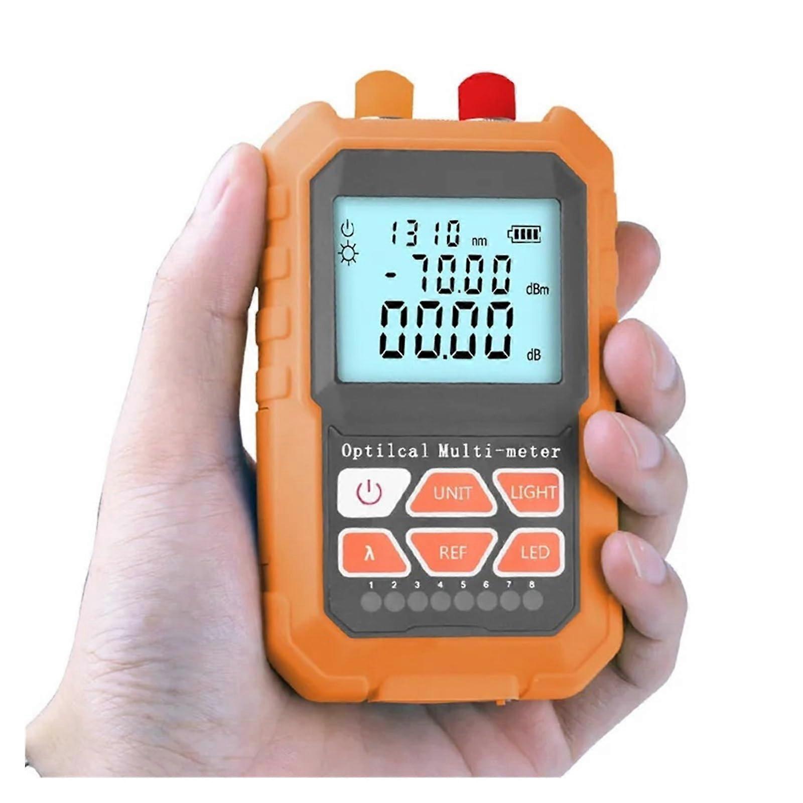 Optical Power Meter and Fiber Optic Light Source 2 in 1 FTTH with VFL RJ45 Network Test