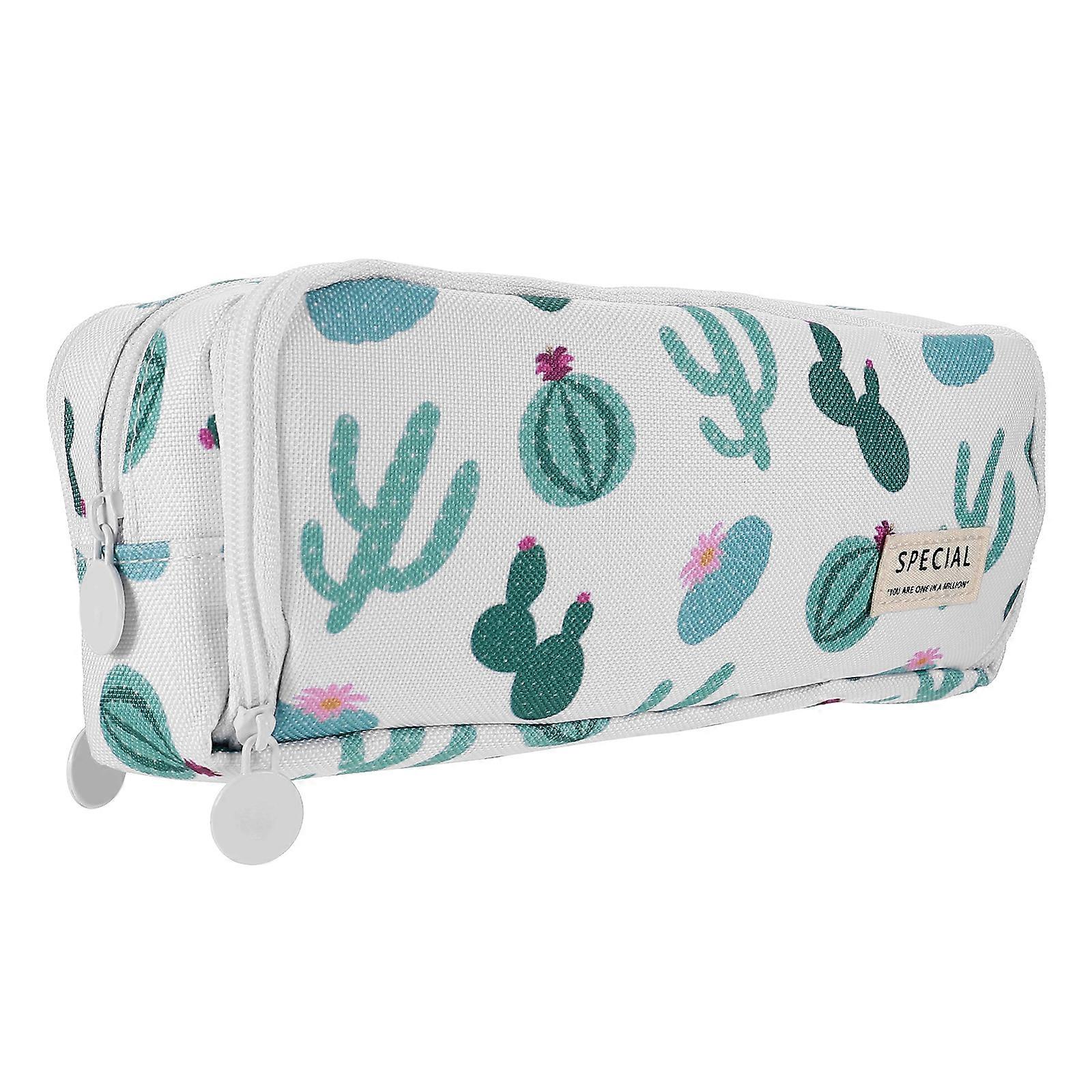 Large Capacity Pencil Case for Storage Multi Layer Pen Pouch Polyester