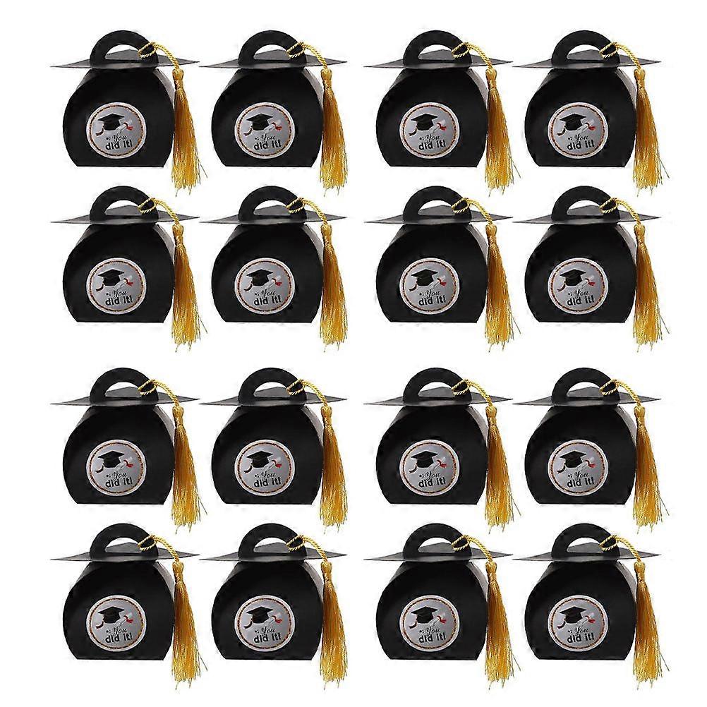 Paper Candy Box Graduation Party Gift Packaging for Storage 50Pcs