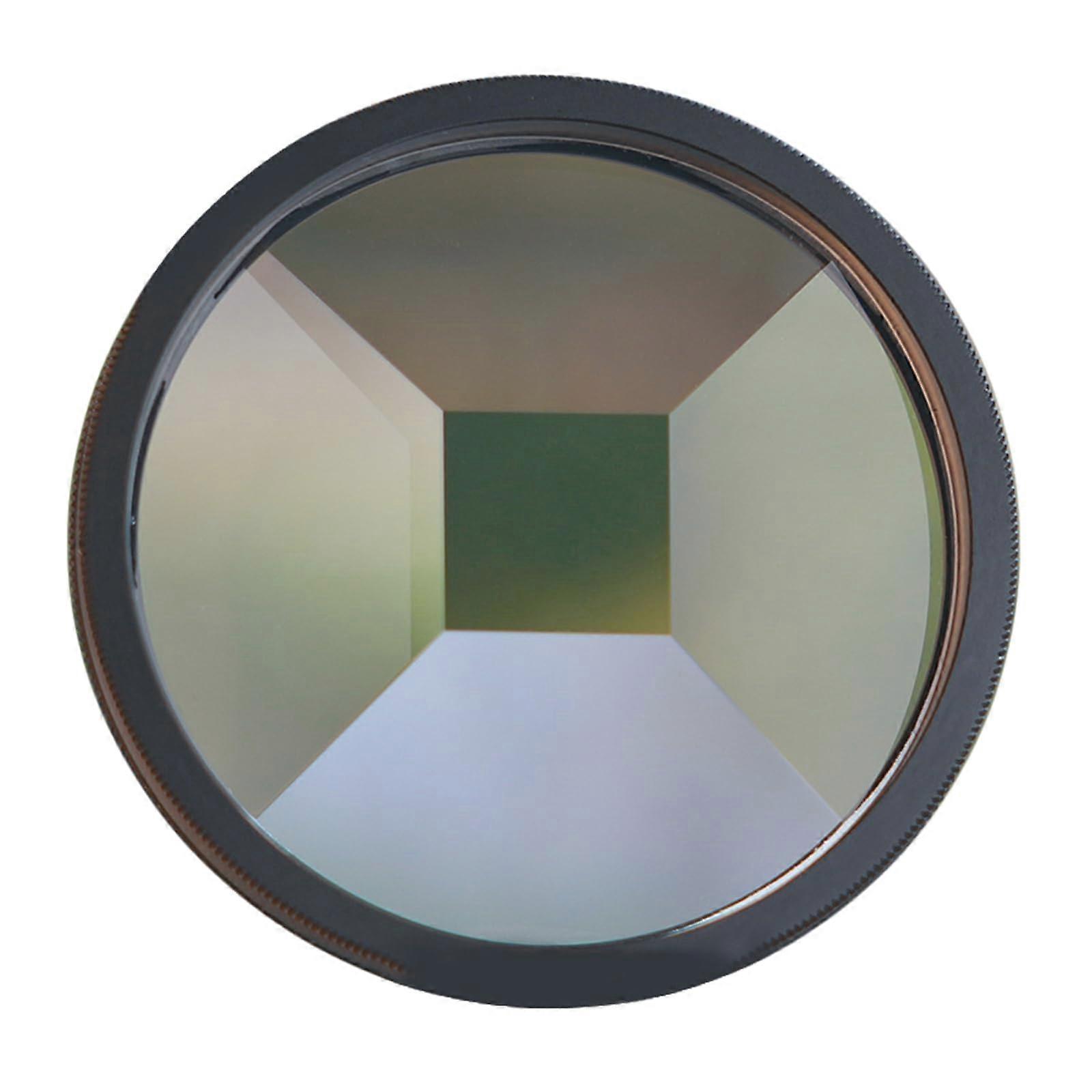 49mm Kaleidoscope Camera Lens Filter with Prism Effect for Creative MultiImage Photography