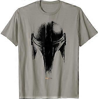 Star Wars The Mandalorian Dark Helmet Sketched T-Shirt TN 2327