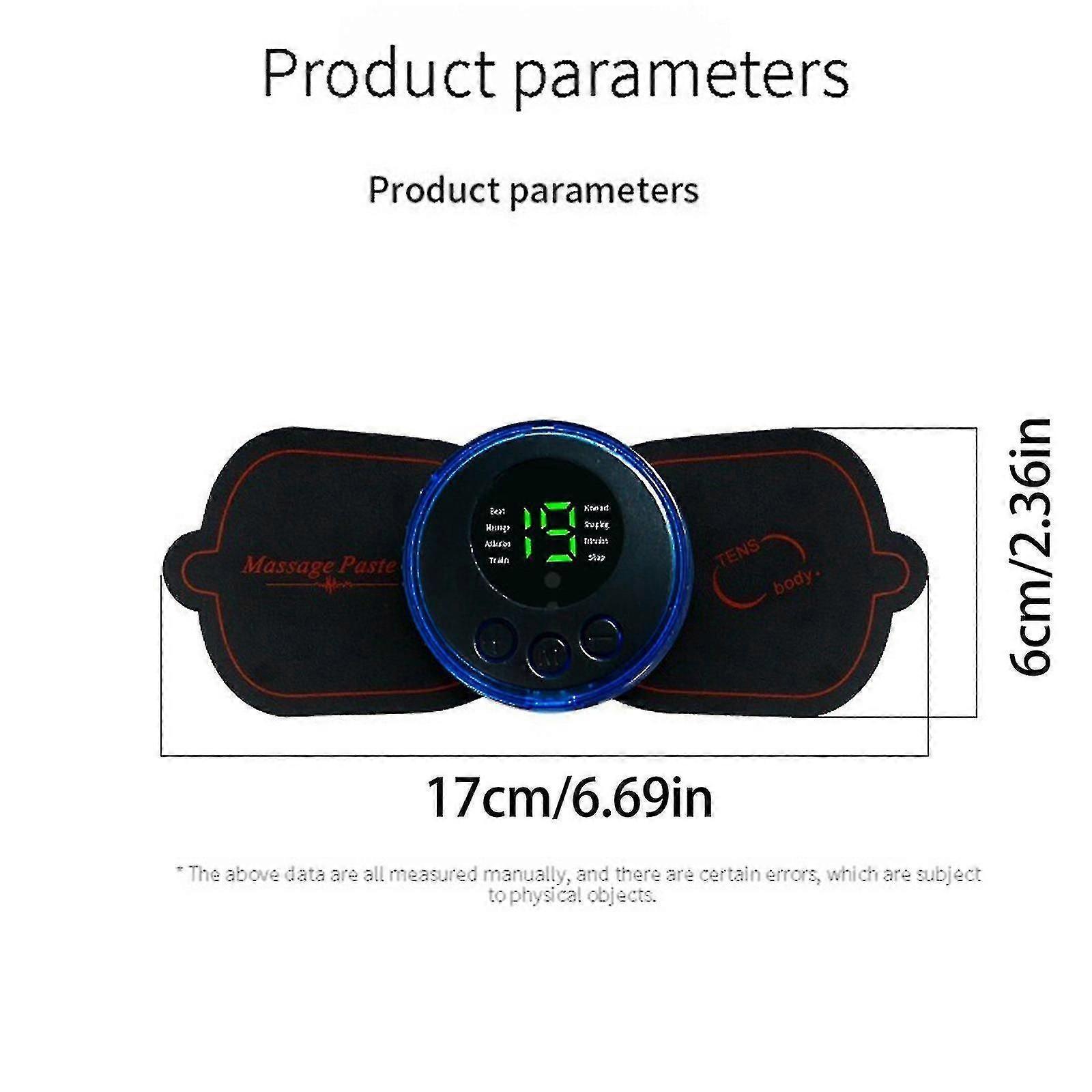 Electric Neck Back Massager with Ems Cervical Massage Patch