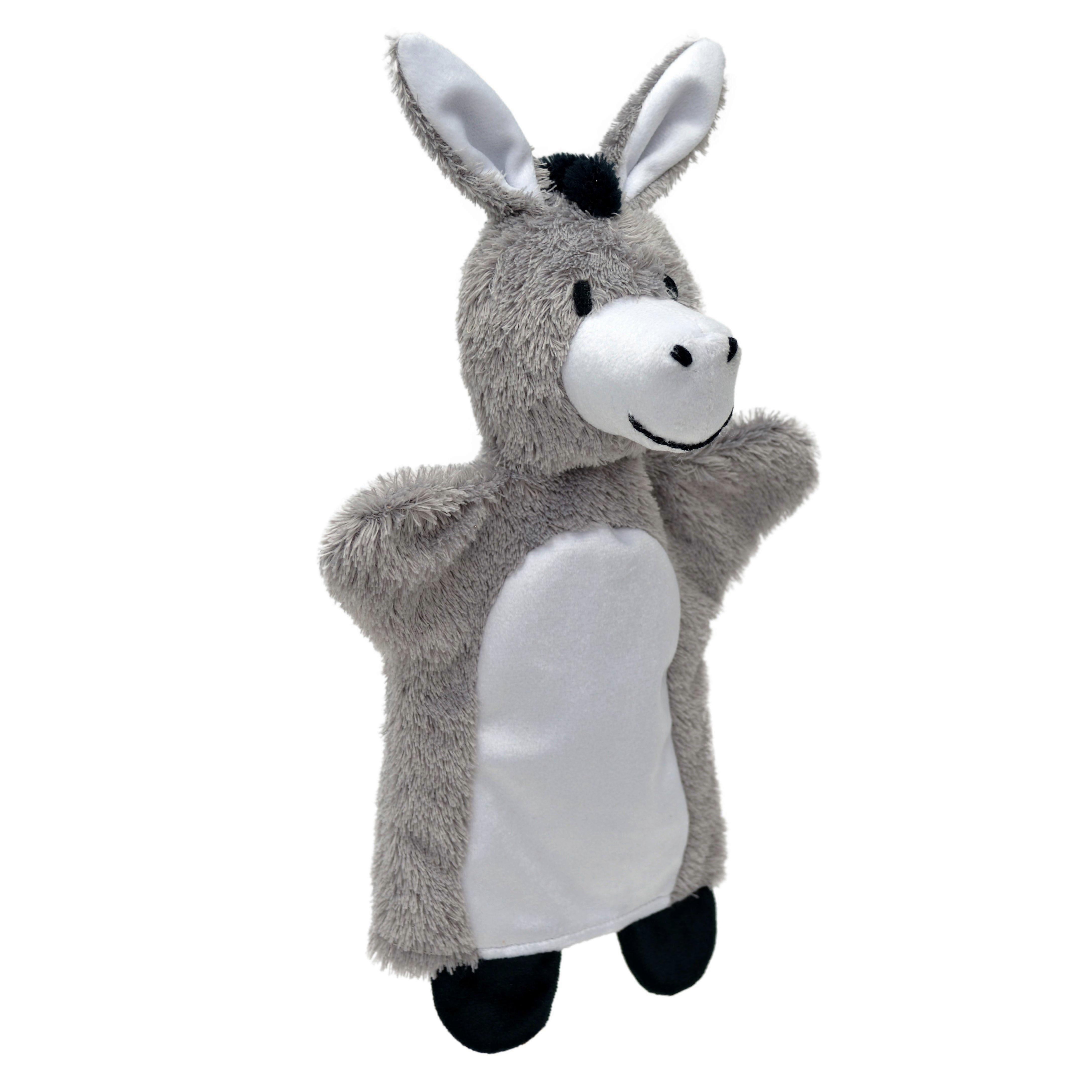 Handpuppe Esel 34 cm, 20327A