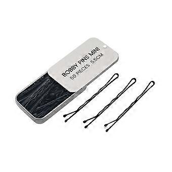 Amz Metal Hair Bun Clip Hair Fixing Comfortable To Wear Black Simple Versatile Hair Accessory Barrette