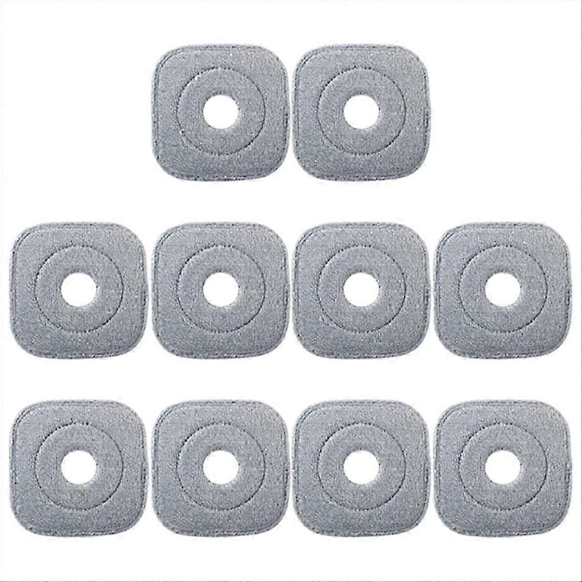 10Pcs Washable Mop Cloth for Mop Squeeze Mop Automatic