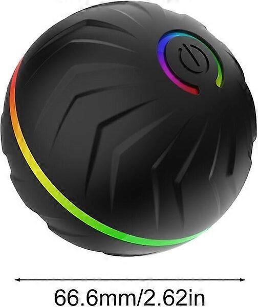 Motion-Activated Bouncing Ball for Dogs - USB Charging, Durable TPR, 6.6 cm