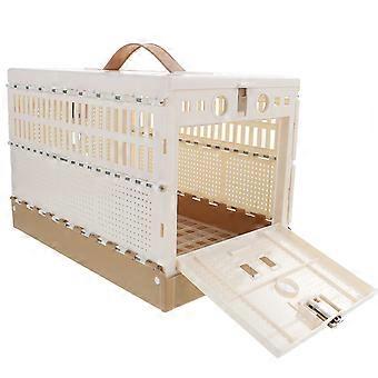 Travel Bird Cage Portable Pigeon Cage Bird Transportation Cage Poultry Carrier Crate Pigeon Cage Foldable