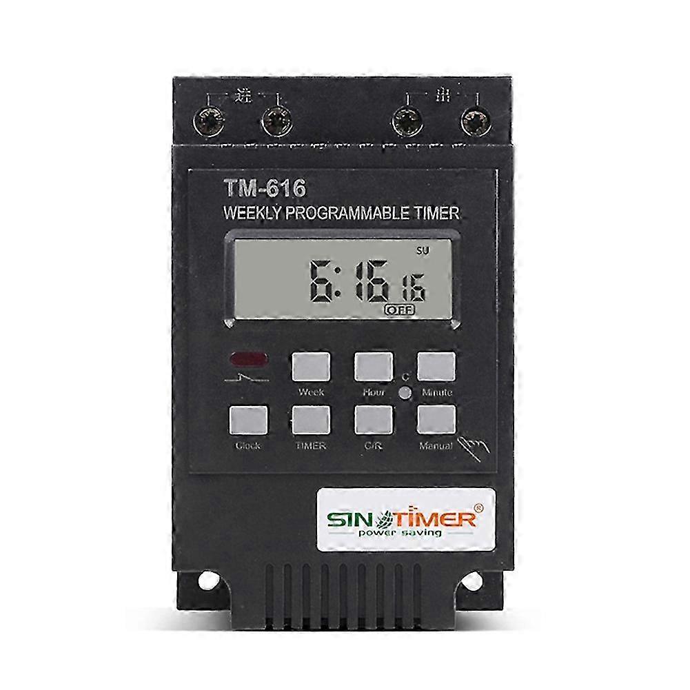 SINOTIMER TM616B-4 Time Control Switch Intelligent Switch Timer Street Light Power Timing Switch 30A
