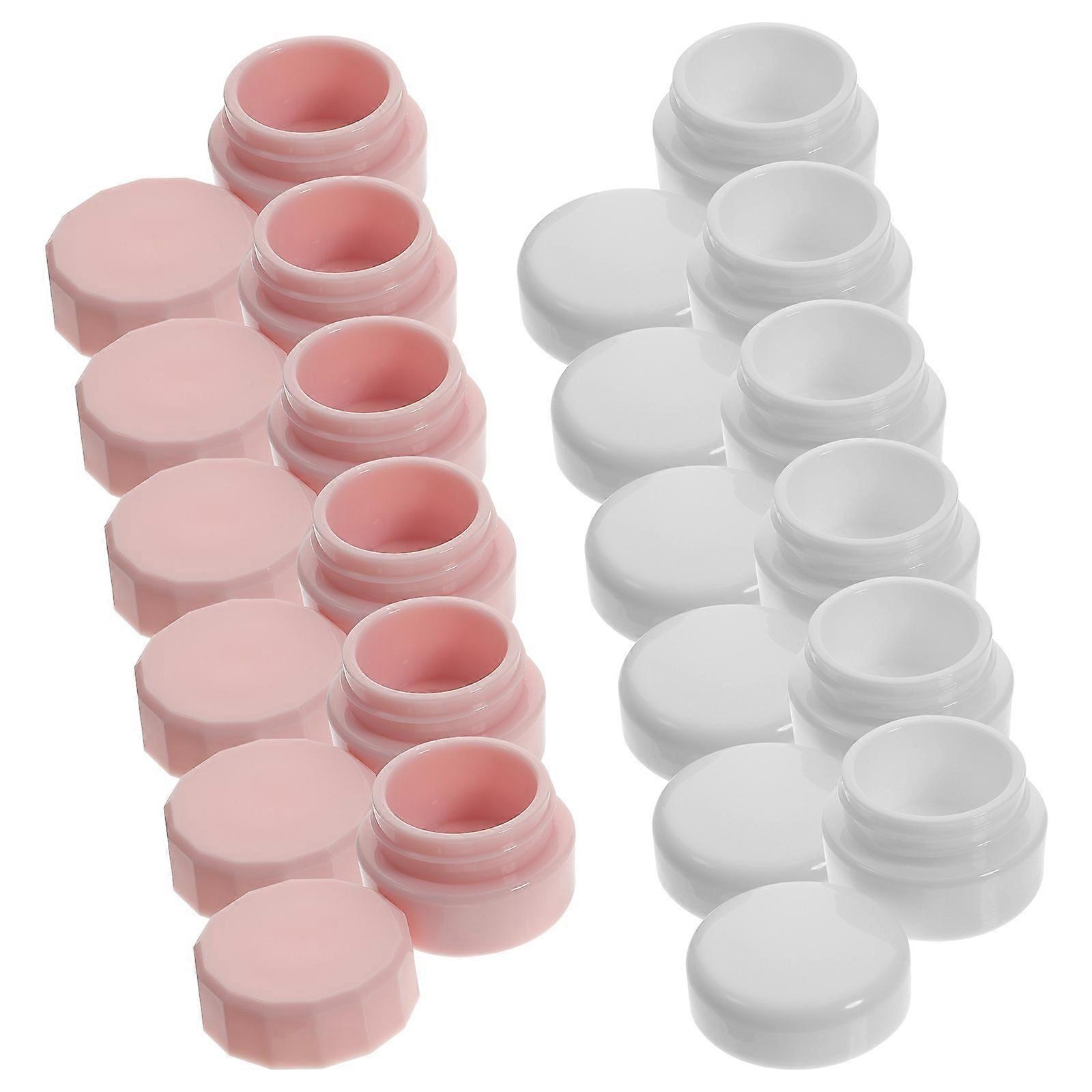 Refillable Cosmetic Small Boxes Plastic Containers for Storage Use 12Pcs