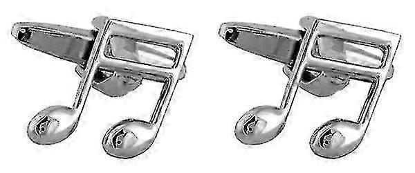 JiaWei Crotchet Musical Note Cufflinks - pC8