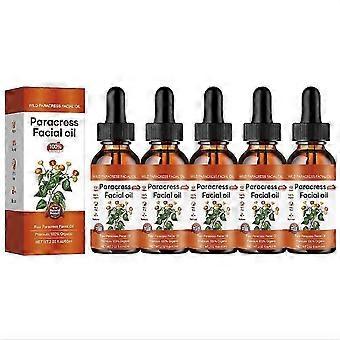 1-5x Raw Paracress Facial Oil, Organic Paracress Facial Oil, Paracress Anti-Wrinkle Serum, Smooth Fine Lines And Wrinkles
