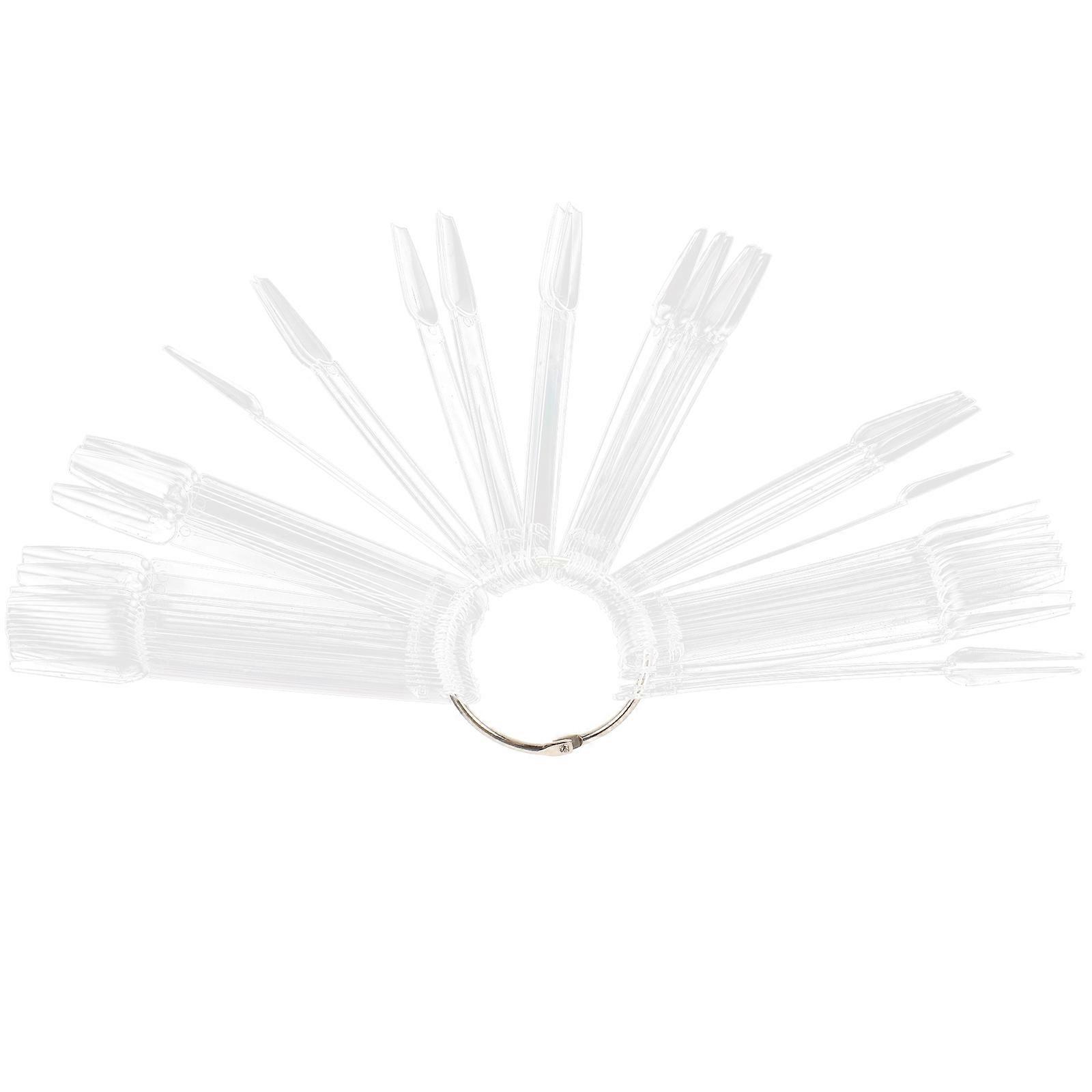 Nail Display Tips Durable Plastic for Nail Polish Display 100Pcs Set