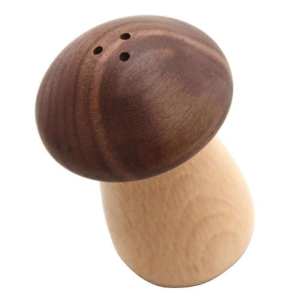 Creative Toothpick Holder In Brown Wood For Home Use With Dustproof Function 1Set