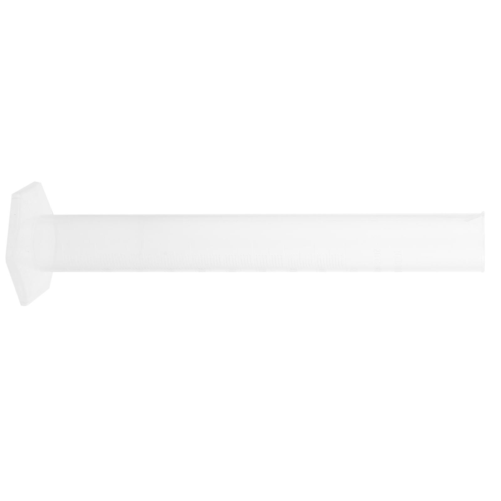 Plastic Measuring Cylinder 100Ml for Laboratory Use White Flask
