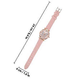 Vlinders Dial Design Dameshorloge Mode Casual Dameshorloge Eenvoudig Dameshorloge