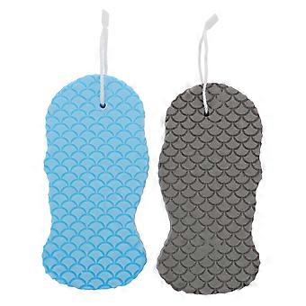 2pcs Doppelseiten Badeschwämme Tücher Peeling Badetücher Badeschwämme