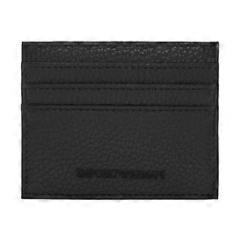 Emporio Armani Unisex Vuxen Korthållare i Läder med Logotyp
