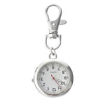 1pc Fashion Quartz Pocket Watch Semplice orologio da tasca in metallo decorativo infermiere